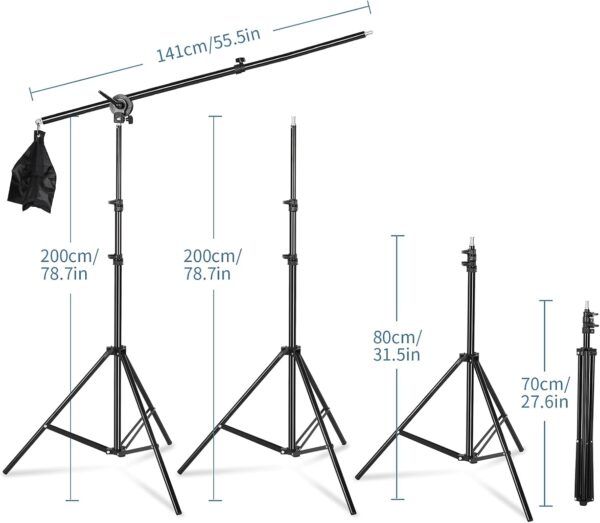 Illuminate Your Creations: The Ultimate Professional Softbox Lighting Kit for Stunning Portraits and Videos - Image 6