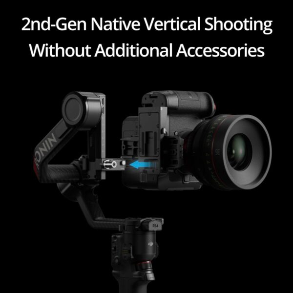 Unleash Your Cinematic Vision: The Ultimate DJI RS 4 Pro Combo Gimbal for Pro Cameras - Image 2