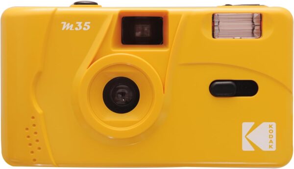 Capture Memories with the Kodak M35: Your Stylish and Simple 35mm Film Camera in Vibrant Yellow!