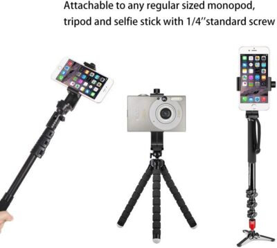 Versatile Ailun Phone Mount: Rotatable Tripod Adapter for iPhone & Android with Adjustable Clip for Ultimate Stability - 이미지 5