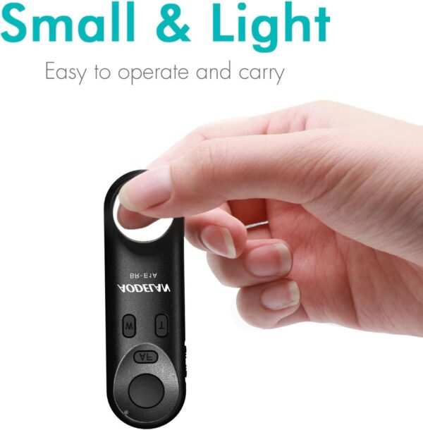 AODELAN Camera Remote Control for Canon EOS RP, EOS R, R5, R6, M50, M50 II, 6D Mark II, 77D, 850D, 800D, 200D, 250D, EOS Rebel SL2, Rebel T7i, T8i, 90D, EOS M6 Mark II, SX70 HS; Replaces Canon BR-E1 - Image 3