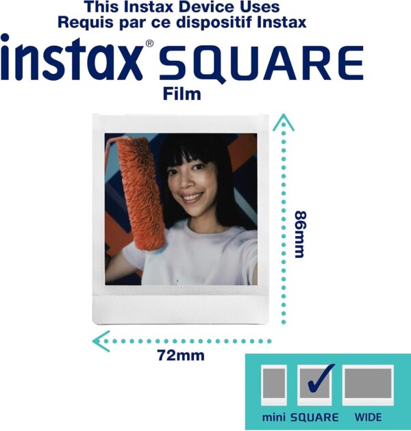 Fujifilm Instax Square SQ1 Instant Camera - Terracotta Orange - Image 7