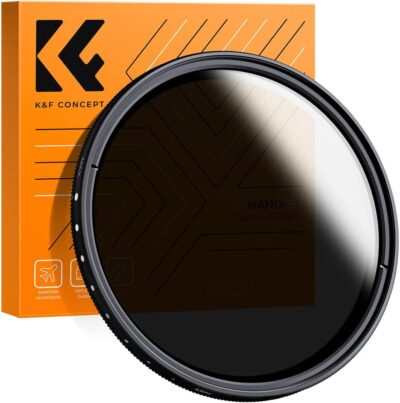 Transform Your Photography: K&F Concept 67mm Adjustable ND Filter with Microfiber Cloth – Unlock Creative Possibilities!