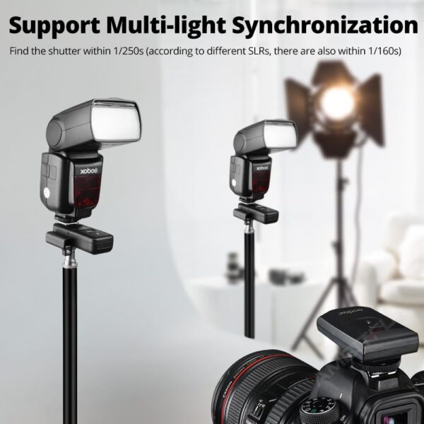 Godox CT 16 CT-16 Trigger 16 Channels Wireless Radio Flash Transmitter+3pcs Receiver Set for Canon Nikon Pentax Olympus Speedlite/Studio Flash - Image 3