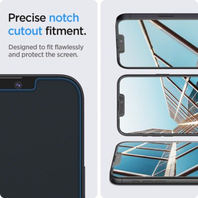 Elevate Your iPhone Experience: Spigen GlasTR EZ FIT Tempered Glass Protectors (2-Pack) for iPhone 16e, 14, 13 Pro & 13 - 이미지 5