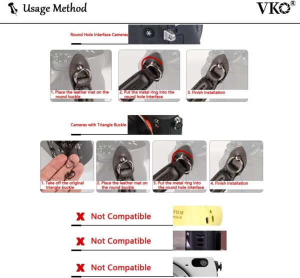 "Adventure-Ready VKO Camera Strap: The Ultimate Climbing Rope Neck & Shoulder Solution for Your DSLR and Mirrorless Gear!" - Image 9