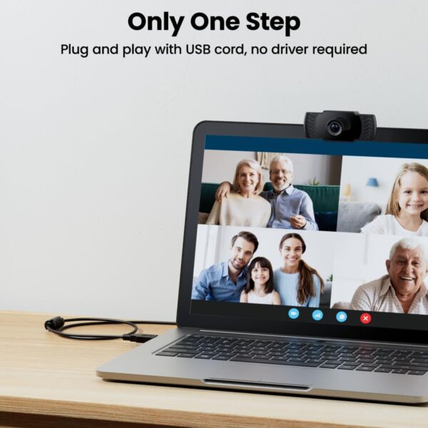 Crystal Clear Connections: Elevate Your Video Calls with the Wansview 1080P HD Webcam and Microphone! - Image 6