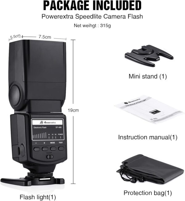 Versatile DF-400 Speedlite Flash: The Ultimate Lighting Companion for Your DSLR Across All Brands! - Image 8