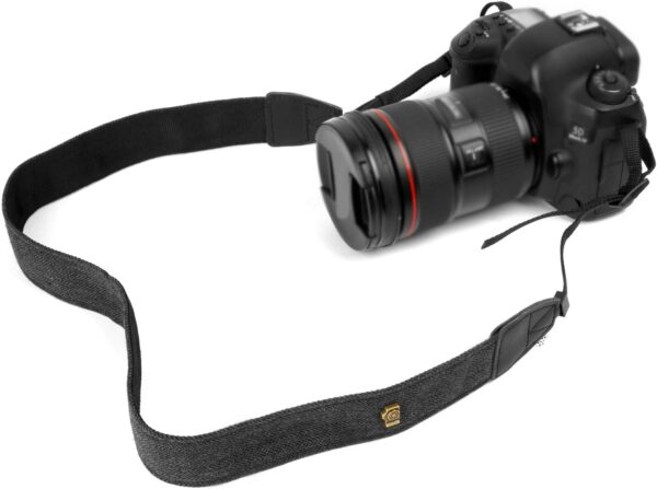 WANBY Camera Strap Black Canvas Neck Shoulder Strap with Quick Release Buckles for DSLR SLR - Image 4