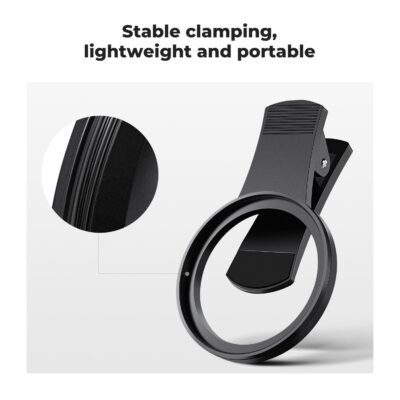 Transform Your Photography: K&F Concept 52mm Clip-On Circular Polarizer Lens for iPhone 15-11 - 이미지 2