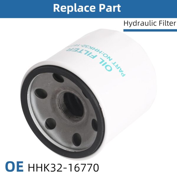 Maintenance Filter Kit Compatible With Kubota RTV-X1140 RTV-X1100C RTV-X1120D Utility Vehicle OE# HH150-32094 6A320-59930 HHK70-14070 HHK32-16770 1G319-11210 - Image 6