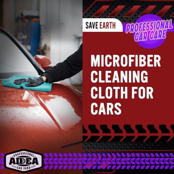 Ultimate AIDEA Microfiber Magic: 50 Premium Cleaning Cloths for Every Surface! - Image 4