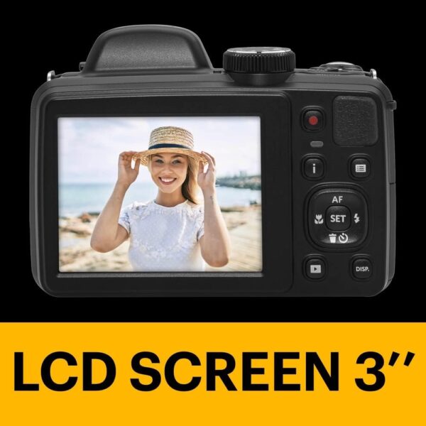 Capture Every Moment: KODAK PIXPRO AZ425-BK - The Ultimate 20MP Vlogging Camera with 42X Zoom and HD Brilliance! - Image 4