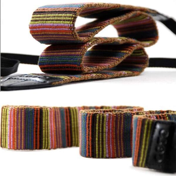 Bohemia Vintage Universal Adjustable Camera Camcorder Shoulder Neck Strap Belt with Harness Adapter Fits for DSLR Camera - Image 2