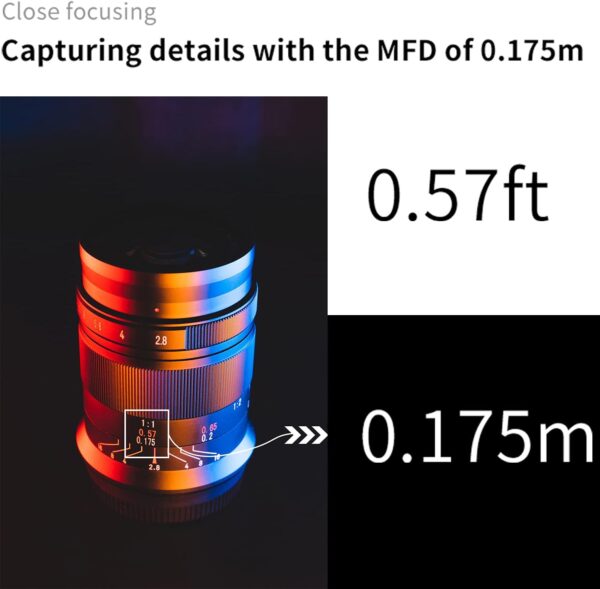 7artisans 60mm F2.8 II APS-C Macro Lens Manual Focus for M4/3 Mount Panasonic Olympus Cameras - Image 6