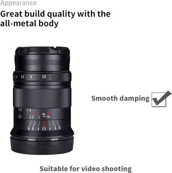 7artisans 60mm F2.8 II APS-C Macro Lens Manual Focus for M4/3 Mount Panasonic Olympus Cameras - Image 7