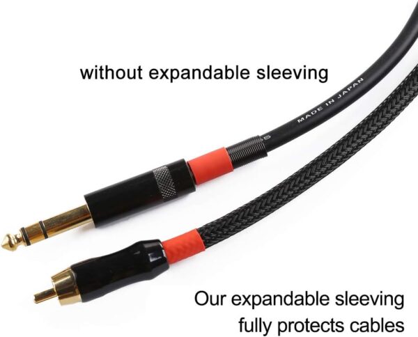 "Ultimate Protection: 100ft of Sleek Black Expandable Braided Cable Sleeving by Alex Tech" - Image 2