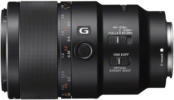 Sony SEL90M28G FE 90mm f/2.8-22 Macro G OSS Standard-Prime Lens for Mirrorless Cameras,Black - Image 3