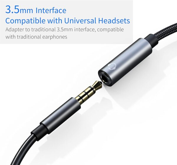 "Ultimate 2-in-1 USB-C Adapter: Charge & Tune with Fast Charging and AUX Compatibility for iPhone 15/16, Samsung Galaxy S22/S21/S20, and Pixel!" - Image 5