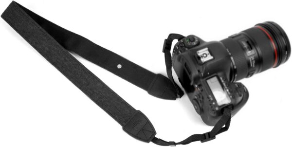 WANBY Camera Strap Black Canvas Neck Shoulder Strap with Quick Release Buckles for DSLR SLR - Image 7
