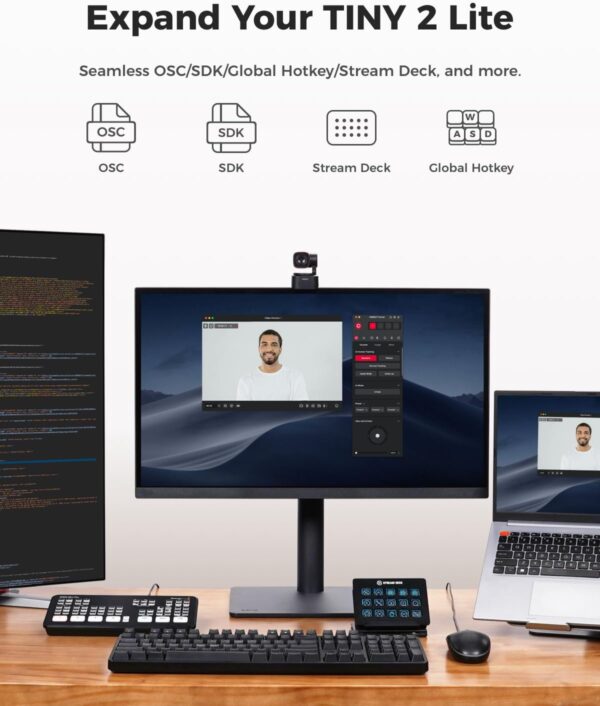 Capture Every Moment: The OBSBOT Tiny 2 Lite 4K AI-Powered Streaming Webcam for Seamless Connectivity! - Image 8