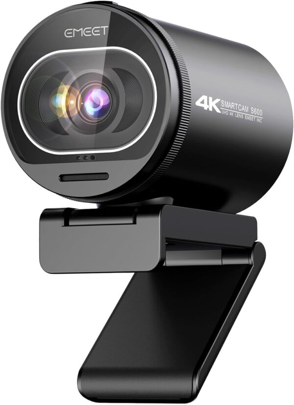 Transform Your Streaming Experience: EMEET S600 4K Webcam with Sony Sensor and Advanced Features