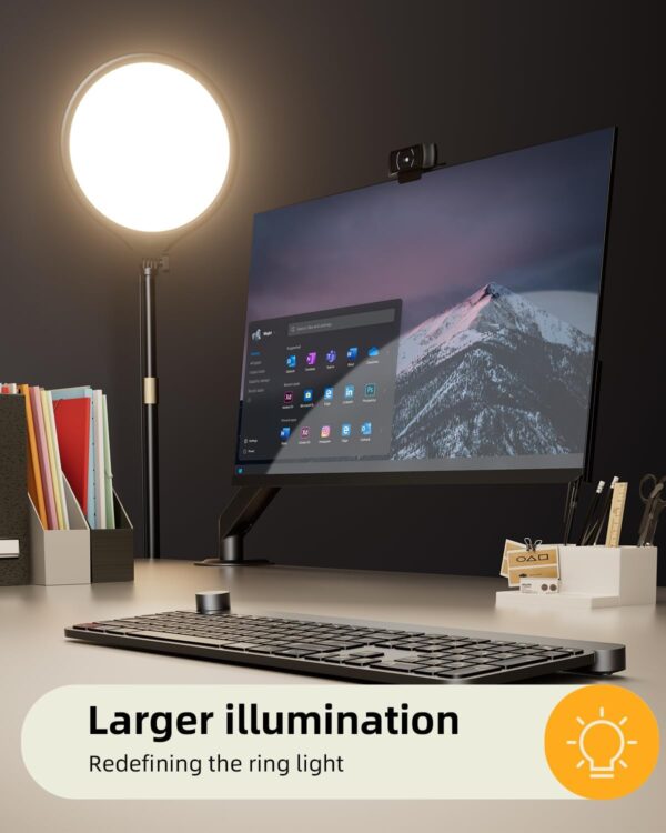 Illuminate Your Creativity: 10.5" LED Ring Light & 72" Tripod Bundle for Flawless Video & Makeup Mastery! - Image 3