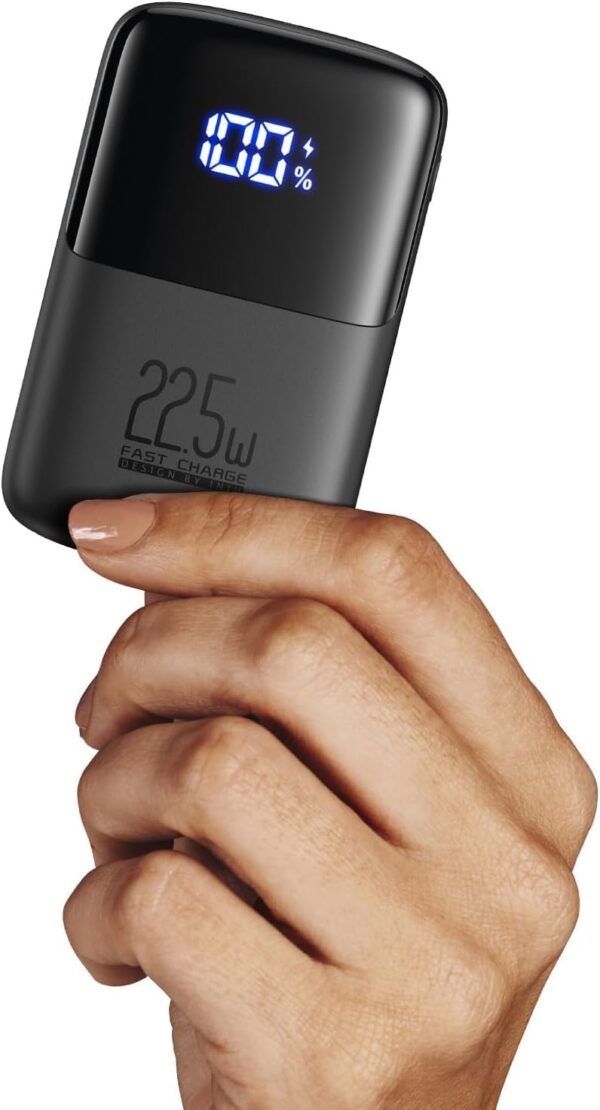 "Power on the Go: The Compact 10000mAh INIU Charger with Fast Charging and Handy Phone Holder!"