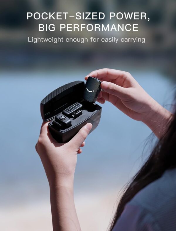 "Double the Clarity: FIFINE's Ultimate Cordless Lavalier Mic System for Vlogs and Interviews!" - Image 2