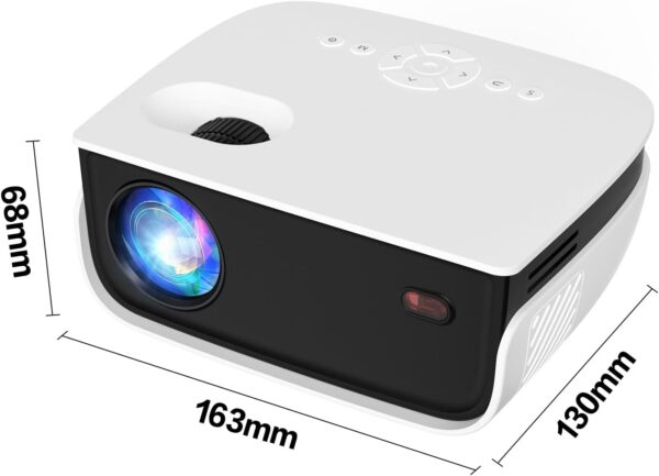 Ultimate Movie Nights: Portable 1080P Mini Projector for Home & Outdoor Entertainment - Compatible with All Your Devices! - Image 8
