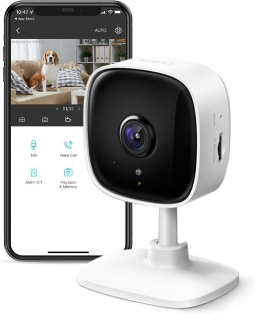 "Smart Serenity: TP-Link Tapo C100 - The Ultimate 1080P Indoor Watchdog for Babies and Pets!"