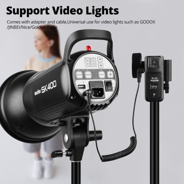 Godox CT 16 CT-16 Trigger 16 Channels Wireless Radio Flash Transmitter+3pcs Receiver Set for Canon Nikon Pentax Olympus Speedlite/Studio Flash - Image 4