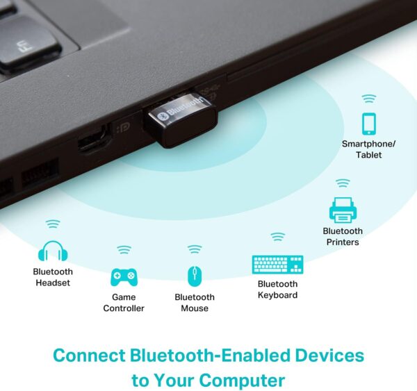 "Upgrade Your Connectivity: TP-Link UB500 Nano Bluetooth 5.0 Adapter for Seamless PC Gaming & Streaming" - Image 2