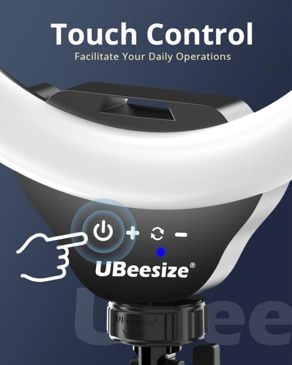 Illuminate Your Content: UBeesize 12’’ Selfie Ring Light & 62’’ Tripod for Stunning Video Creation! - Image 2