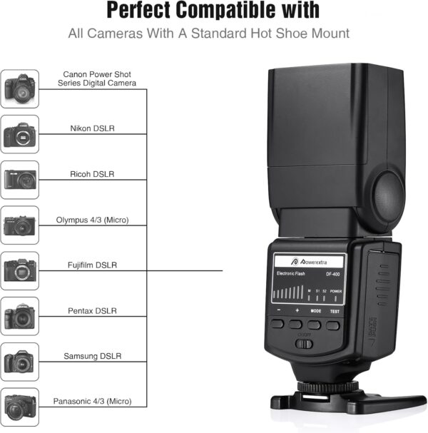 Versatile DF-400 Speedlite Flash: The Ultimate Lighting Companion for Your DSLR Across All Brands! - Image 7