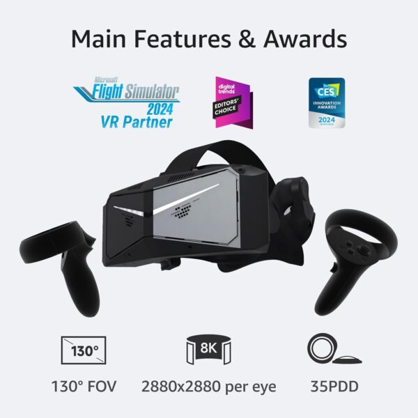 Elevate Your Virtual Experience: Discover the Pimax Crystal Light Prime PCVR Headset with Stunning 8K Clarity and Ultimate Comfort! - Image 2