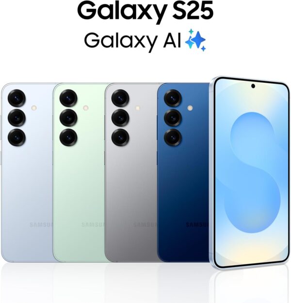 SAMSUNG Galaxy S25 Cell Phone, 128GB AI Smartphone, Unlocked Android, AI Camera, Fast Processor, ProScaler Display, Long Battery Life, 2025, US 1 Yr Manufacturer Warranty, Silver Shadow - Image 2