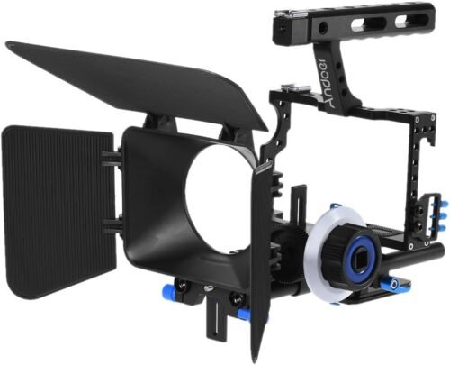 Ultimate Filmmaker's Arsenal: Andoer Aluminum Camera Cage Rig for Sony A7 & Panasonic GH4