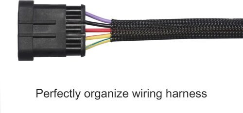 "Ultimate Protection: 100ft of Sleek Black Expandable Braided Cable Sleeving by Alex Tech" - 이미지 3