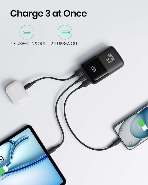 "Power on the Go: The Compact 10000mAh INIU Charger with Fast Charging and Handy Phone Holder!" - Image 5
