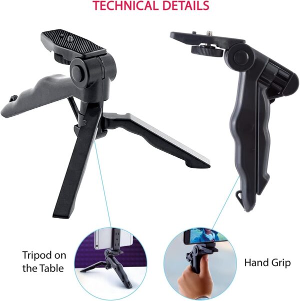 Canal Toys New Studio Creator Podcast & Vlogging Kit – Record Your own podcasts and Vlogs Like Your Favorite influencers! Fold-up Tripod, LED Light & Microphone. Ages 8+ - Image 4