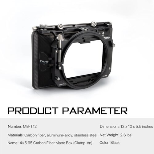 "Ultimate Tilt-a-Matte: Complete Cinema Filter System with Carbon Fiber Flag and Versatile Lens Adapters!" - 이미지 4