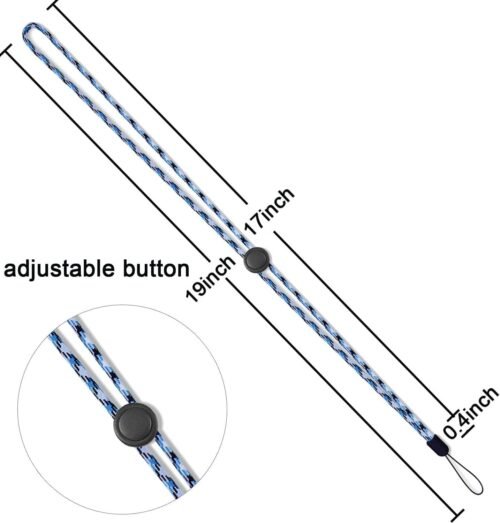 Vibrant Versatility: 5-Pack Adjustable Lanyards for Keys, Phones, and ID Badges - 이미지 2