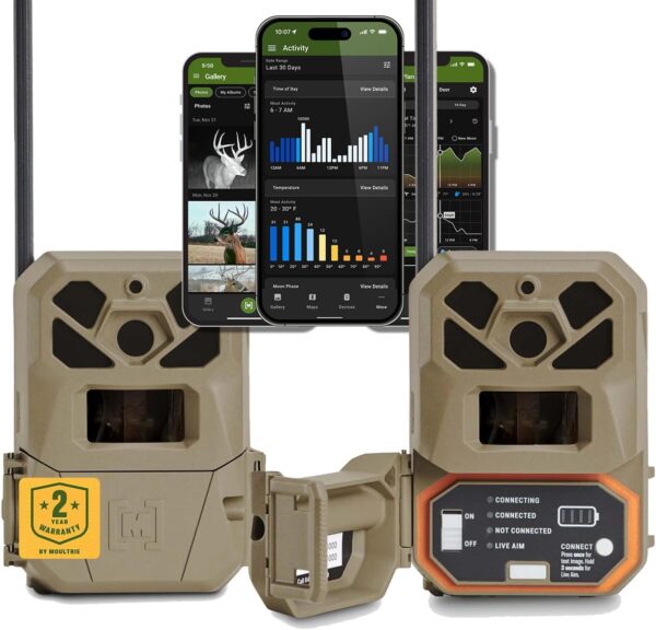 Moultrie Edge 2 Pro: The Ultimate 4G LTE Trail Camera with Stunning 40MP Photos and Smart AI Features!