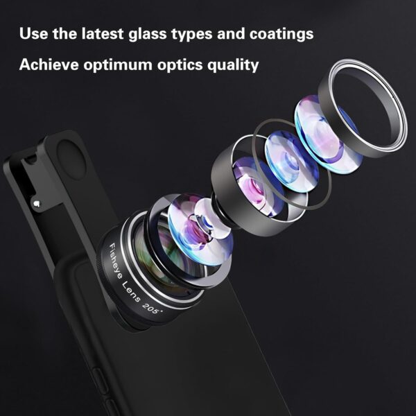 Capture Every Angle: Godefa's Ultimate 3-in-1 Phone Lens Kit with Fisheye, Macro, and Wide-Angle Solutions for Your Smartphone! - Image 2