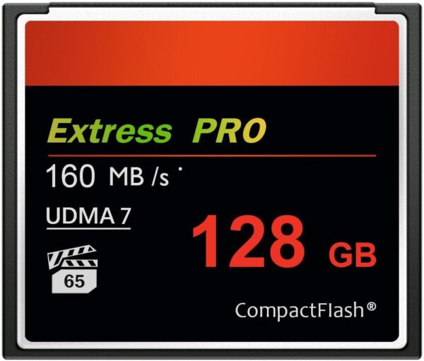 CF128GB CompactFlash Memory Card UDMA Speed UpTo160MB/s Camera Card…