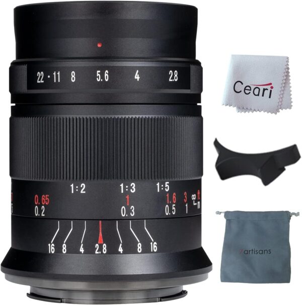 7artisans 60mm F2.8 II APS-C Macro Lens Manual Focus for M4/3 Mount Panasonic Olympus Cameras