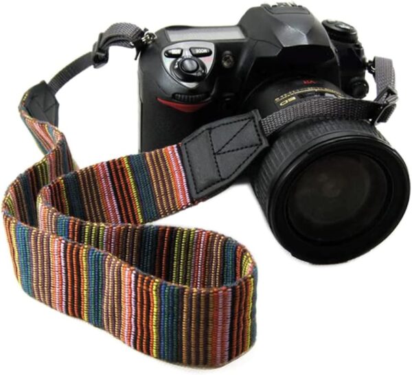 Bohemia Vintage Universal Adjustable Camera Camcorder Shoulder Neck Strap Belt with Harness Adapter Fits for DSLR Camera - Image 3