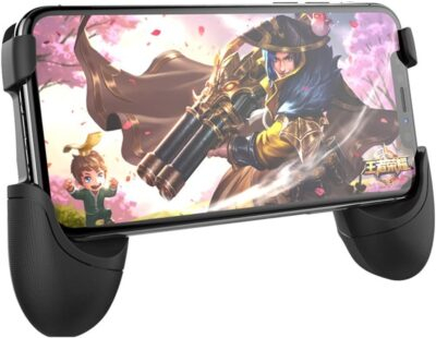 "Ultimate Foldable Mobile Game Joystick: Spiral Controller Grip for On-the-Go Gamers!"