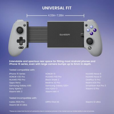 GameSir G8 Galileo: The Ultimate Plug-and-Play Mobile Gamepad for Android & iPhone 15 with Precision Hall Effect Controls - 이미지 3